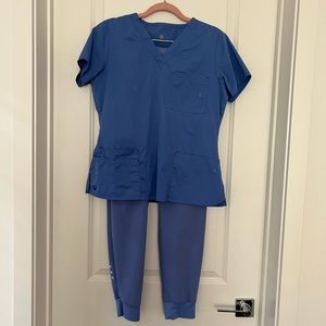 Ceil Blue Scrub Set